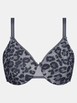 Chantelle C Magnifique Moulded BH - Grey Leopard