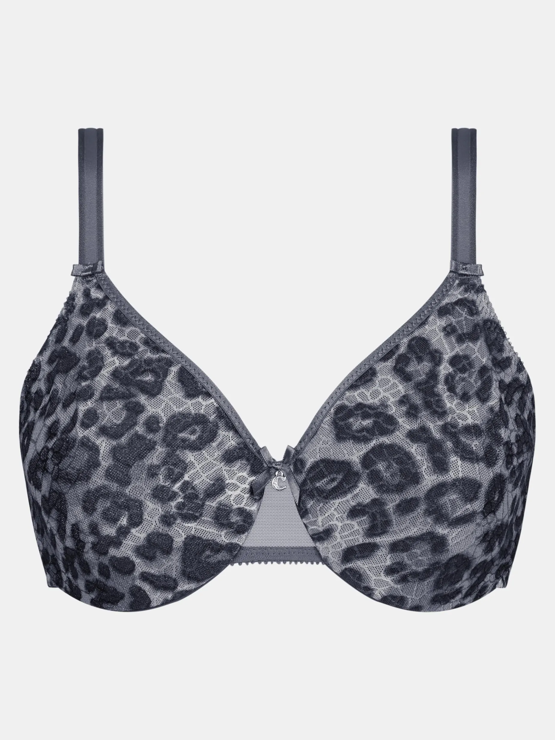 Chantelle C Magnifique Moulded BH - Grey Leopard