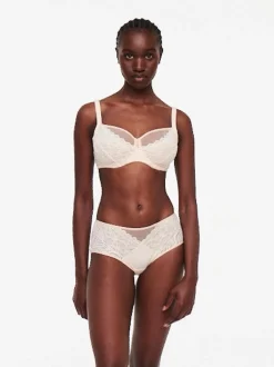 Chantelle EasyFeel Floral Touch Niet voorgevormde Beugel BH - Goudkleurig Beige