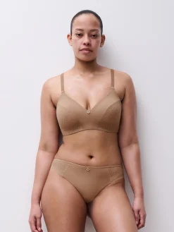 Chantelle EasyFeel Honey Beugelloze BH - Coffee Latte