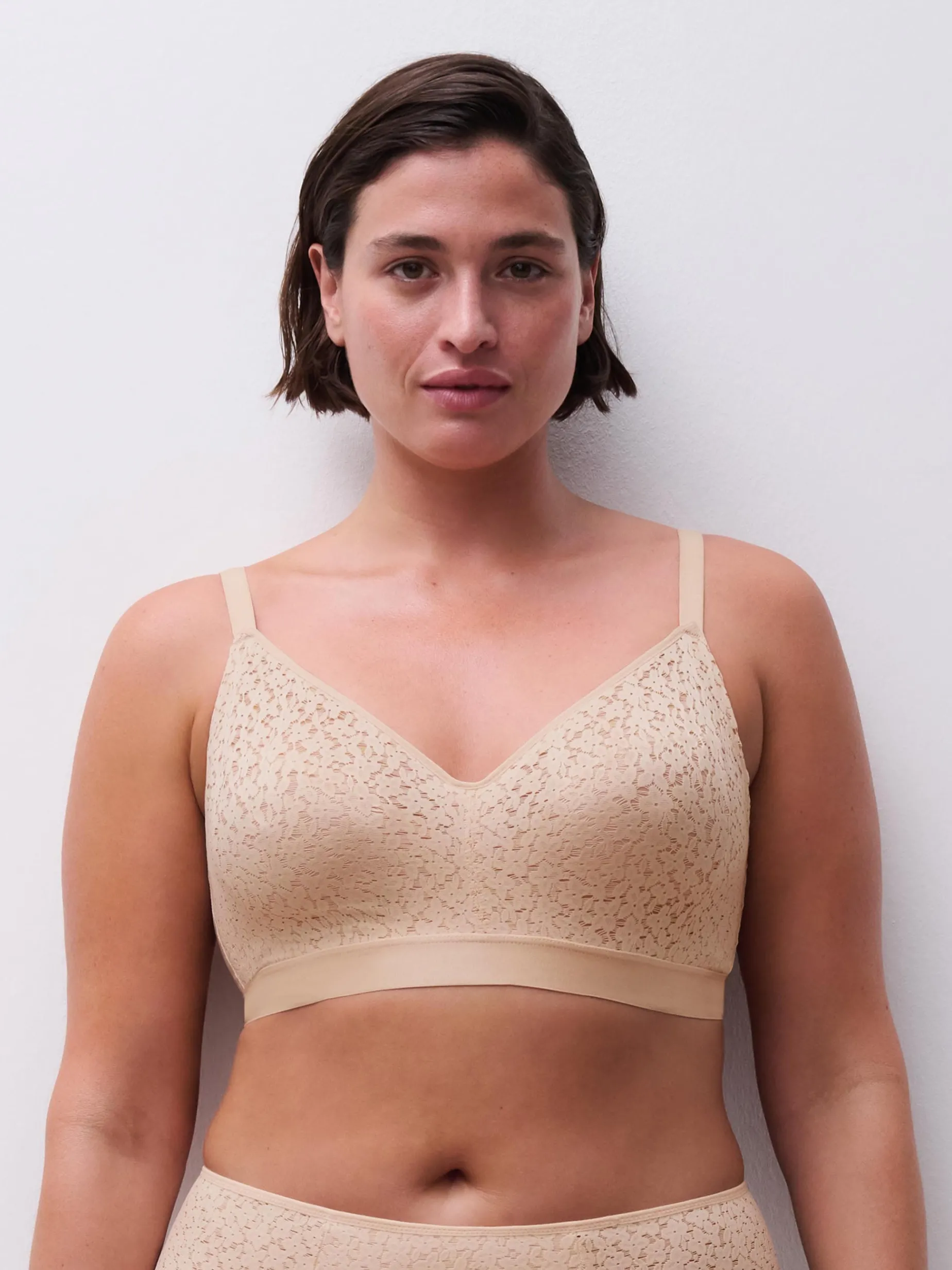 Chantelle EasyFeel Norah Beugelloze BH - Goudkleurig Beige