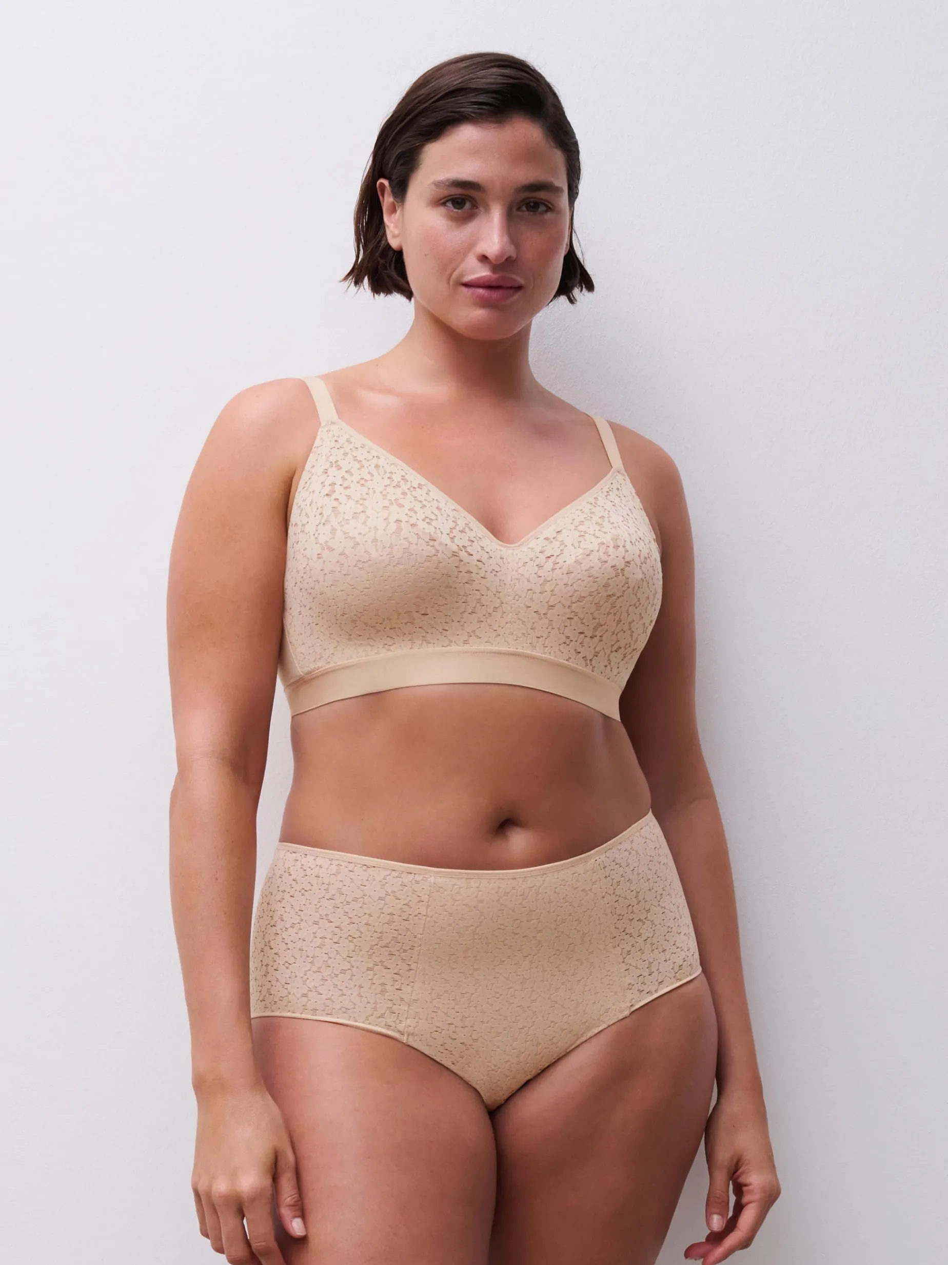 Chantelle EasyFeel Norah Beugelloze BH - Goudkleurig Beige