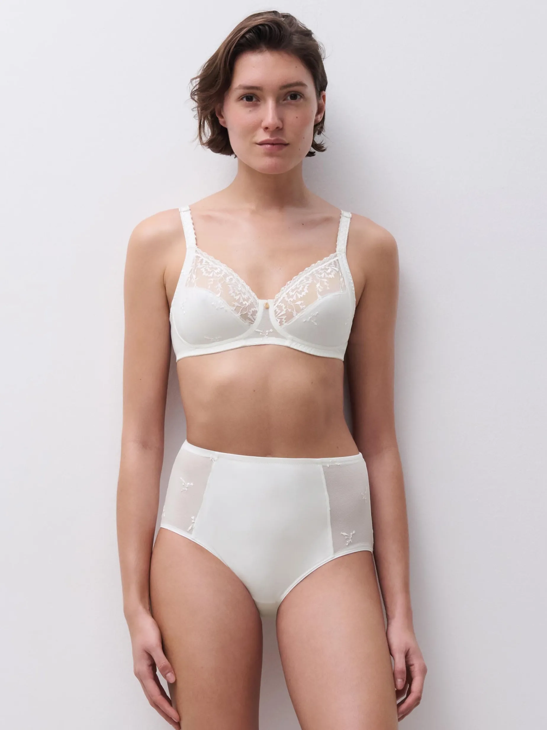 Chantelle Every Curve Hoge taille slip - Milk