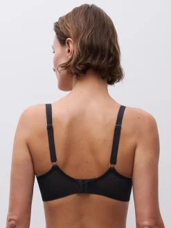 Chantelle FLEURS Voorgevormde Plunge BH - Zwart