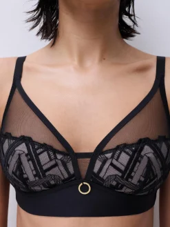 Chantelle GRAPHIC SUPPORT Beugelloze BH - Zwart