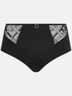 Chantelle GRAPHIC SUPPORT Hoge Taille Slip - Zwart