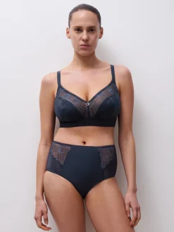 Chantelle INTRIGUE Hoge Taille slip - Sailing blue