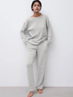 Chantelle JERRY Top Lange Mouw - Heather grey