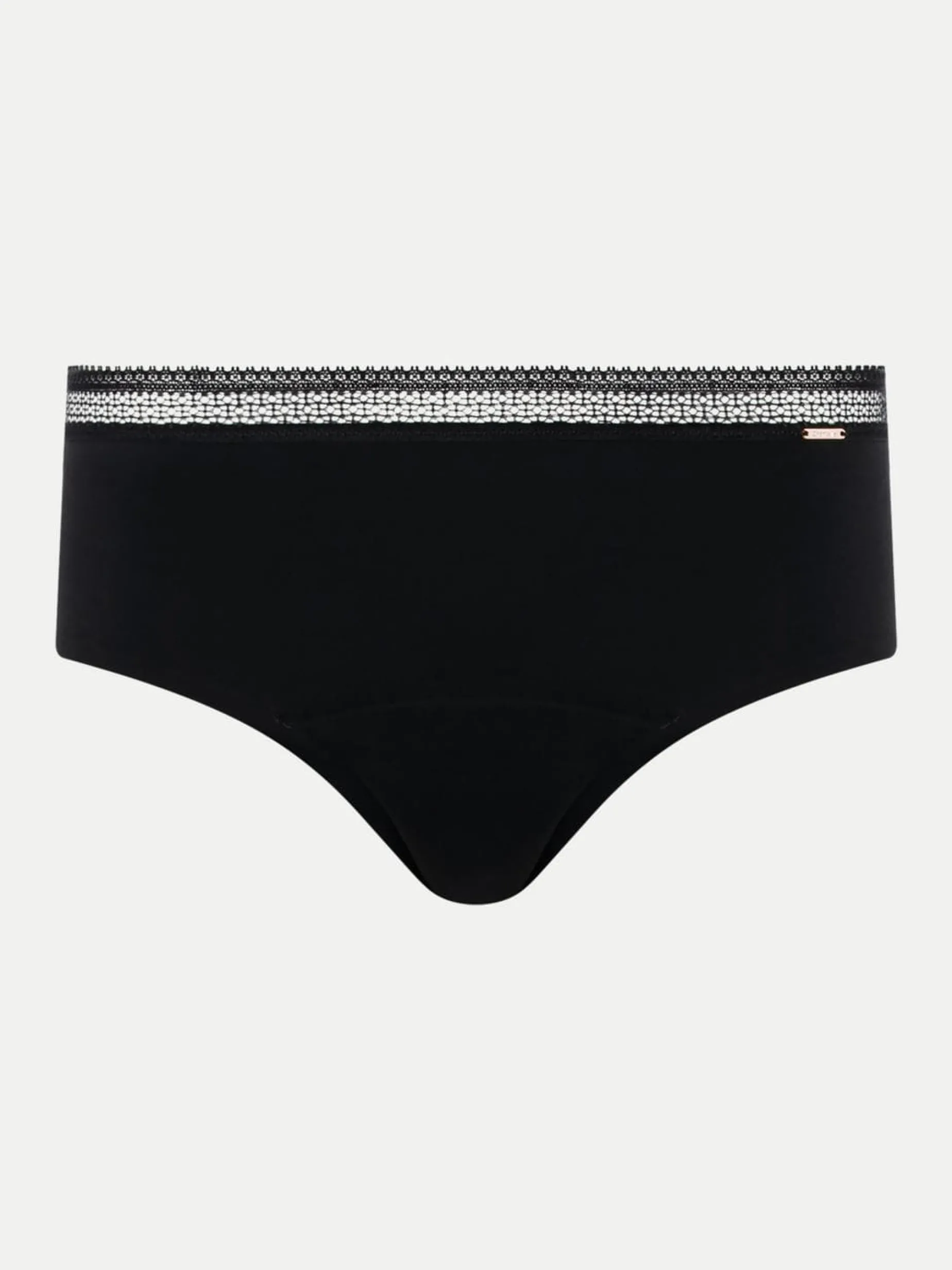 Chantelle Period Panty Graphic Hipster Menstruatieslip - Zwart