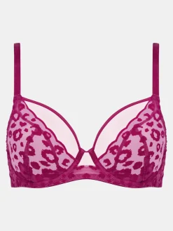 CHANTELLE PULP GIRLS Niet voorgevormde Beugel BH - Dark Fushia