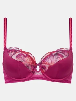 CHANTELLE PULP LILY Niet voorgevormde Beugel BH - Dark Fushia Multico