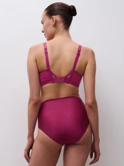 CHANTELLE PULP LILY Niet voorgevormde Beugel BH - Dark Fushia Multico