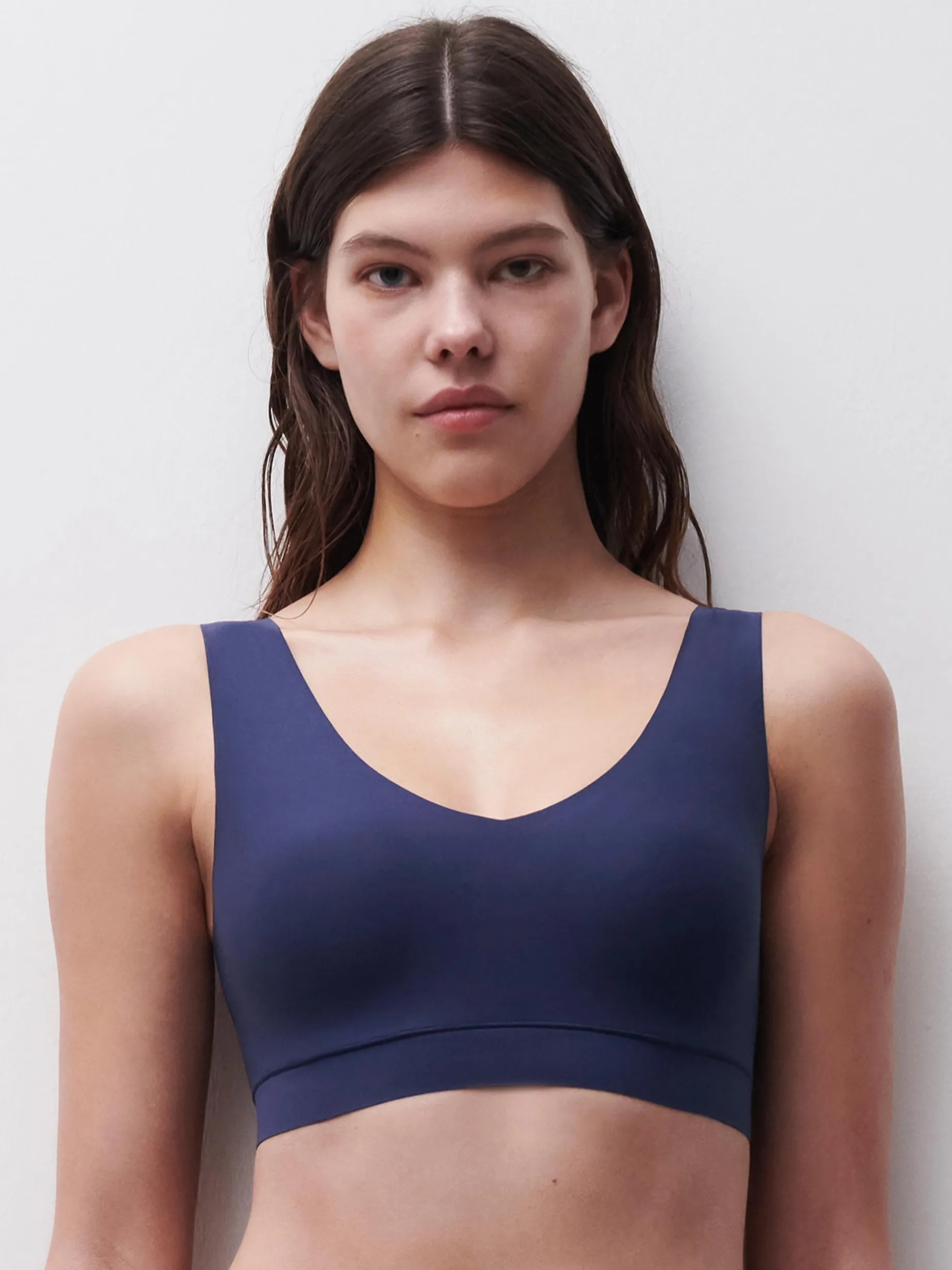 Chantelle Softstretch Softstretch V-neck Top - Marineblauw