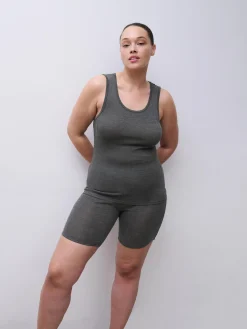 Chantelle THERMO COMFORT UW BO. MID TIGH SHORT - Arduingrijs