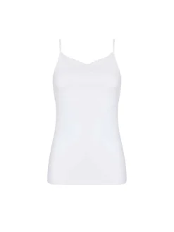 Femilet Basic Lace Hemd Katoen Kant - Wit