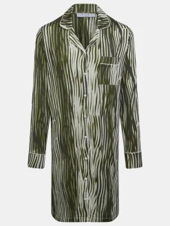 Femilet DAISY Nachthemd lange mouw - Green Lines