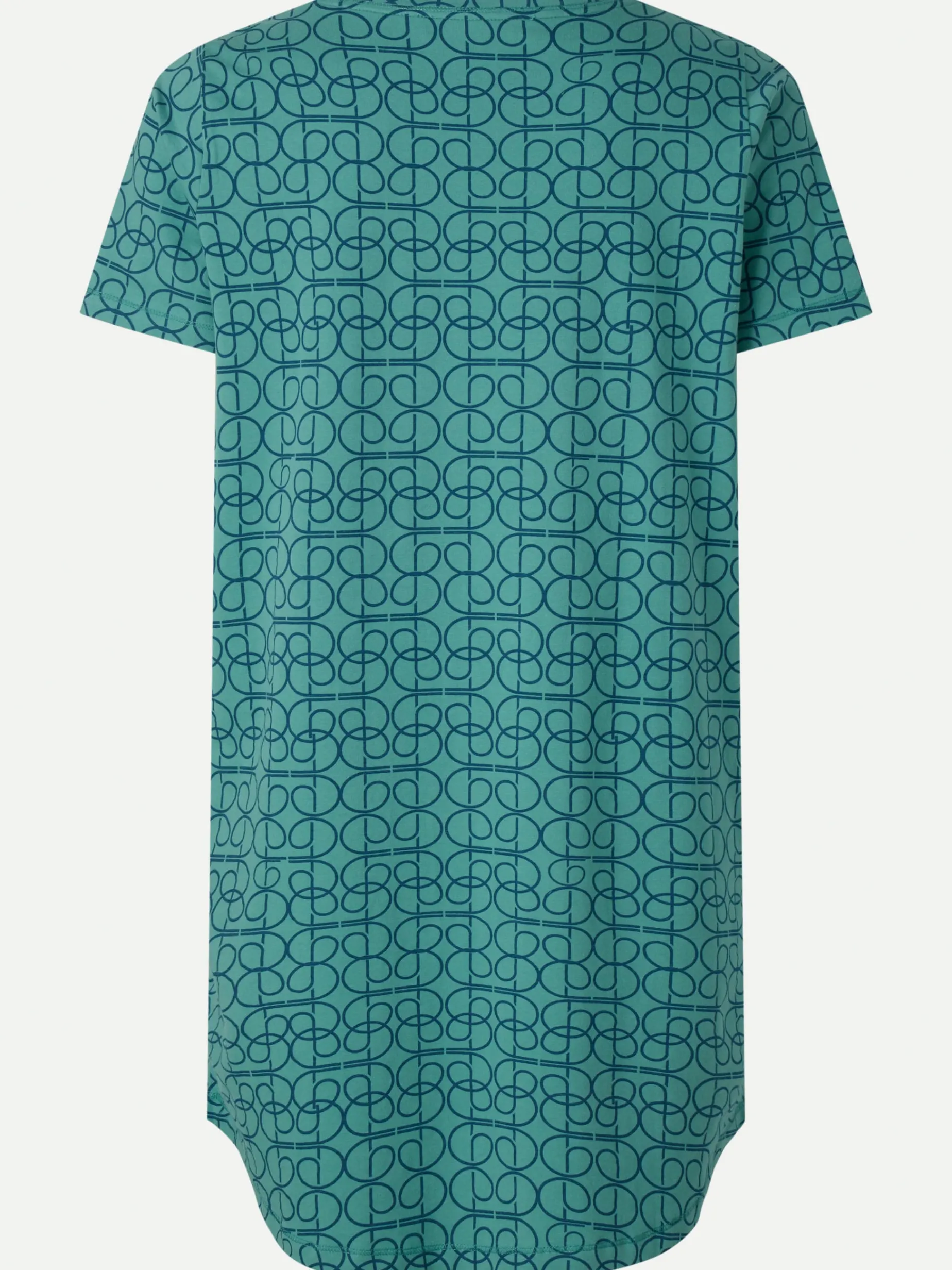 Femilet ELLIE Nachthemd korte mouw - Blue Arabesque