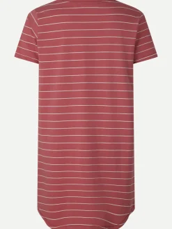Femilet ELLIE Nachthemd korte mouw - Mauvewood stripe
