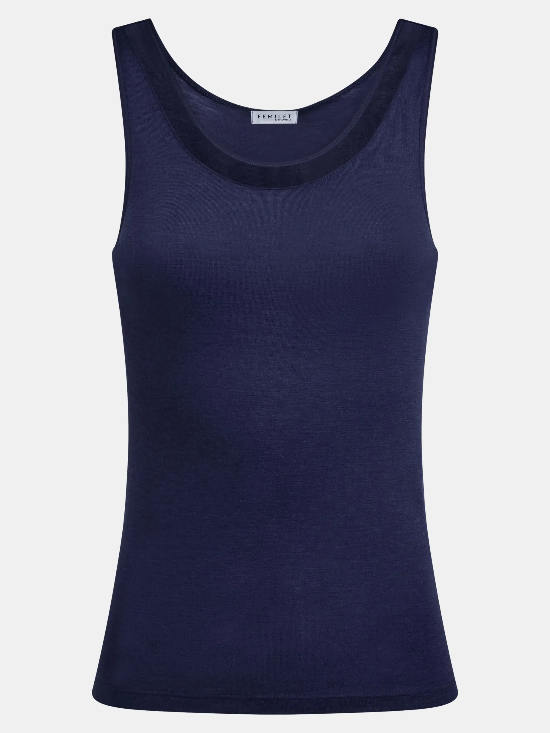 Femilet Juliana Juliana Singlet - 100% Merino wol - Donkerblauw