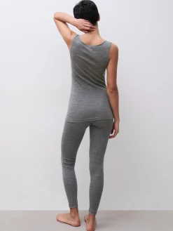 Femilet Juliana Singlet - 100% Merino wol - Heather grey