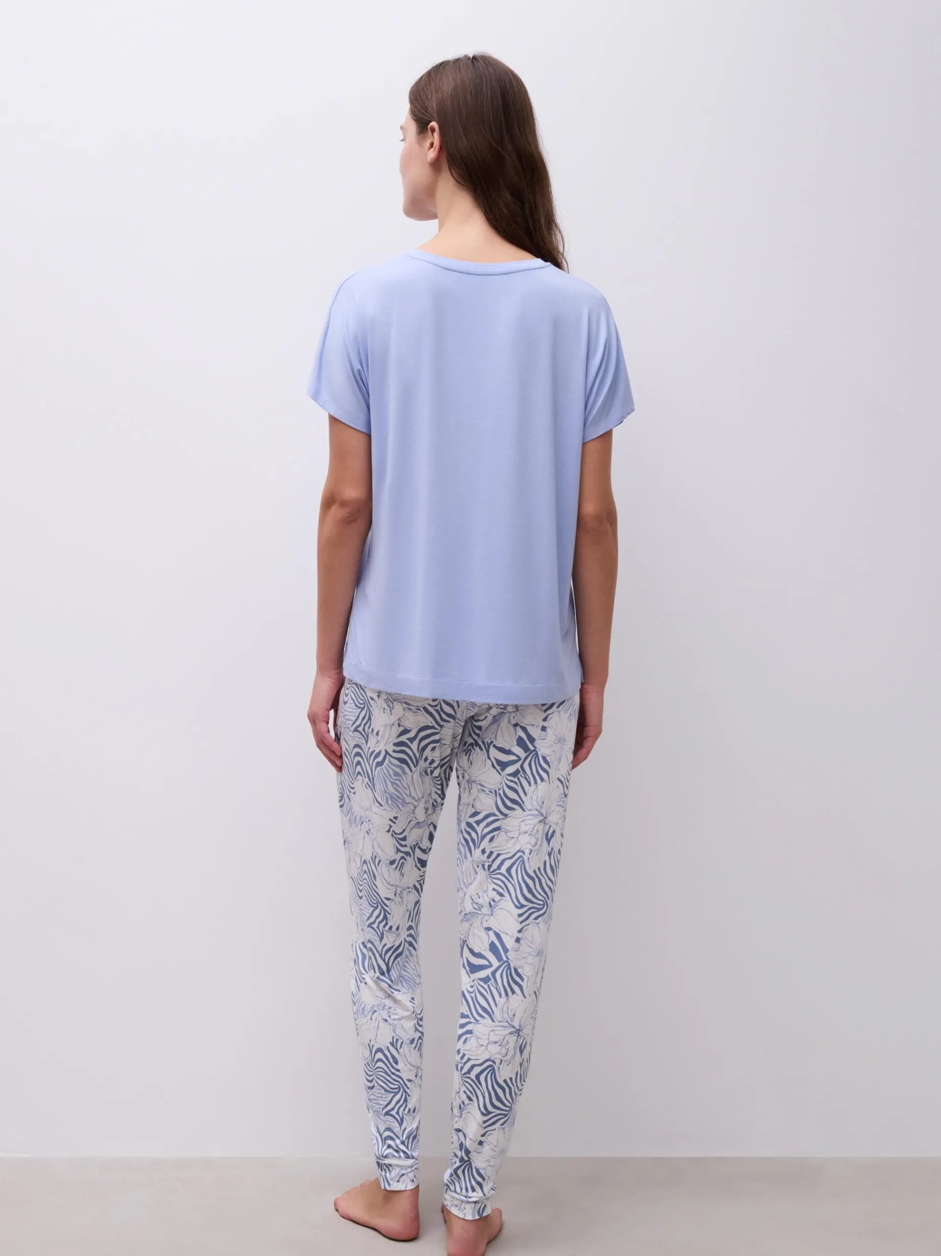 Femilet LORAINE Top korte mouw - Lilac Blue