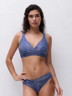 Femilet TAULA Niet voorgevormde bikinitop - Blue snake