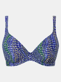 Femilet TAULA Voorgevormde bikini top - Blue snake