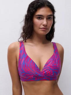 Femilet TIDRA Niet voorgevormde bikini top - Berry Jungle