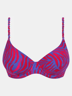 Femilet TIDRA Voorgevormde bikini top - Berry Jungle