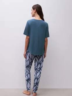 Femilet YARA Lange broek - Blue petal