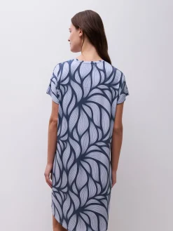Femilet YARA Nachthemd korte mouw - Blue petal