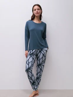 Femilet YARA Top lange mouw - Dark Denim