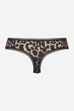 Livera Micro Lace Sasja String - Nude Leo