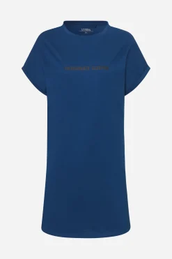 Livera NOORTJE Nachthemd korte mouw - Blue Opale