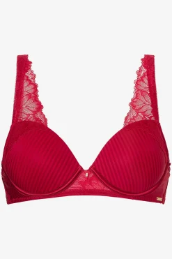 Livera Stripe Lace Voorgevormde BH Donna - Scarlet Smile