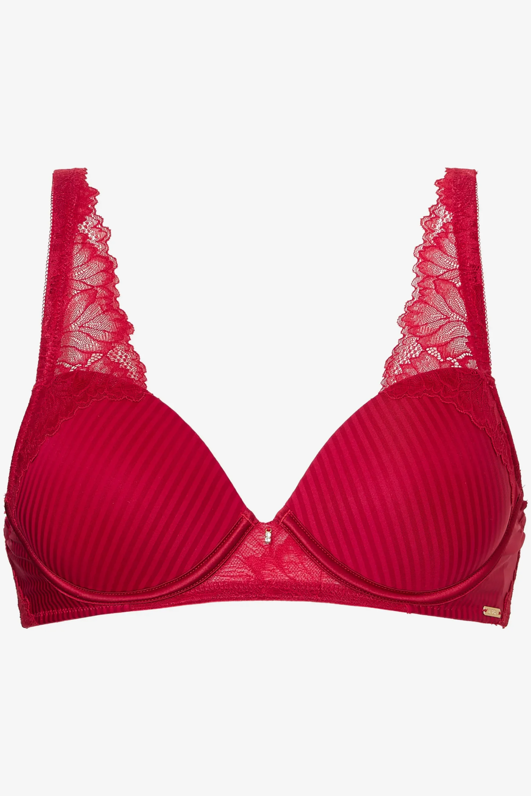 Livera Stripe Lace Voorgevormde BH Donna - Scarlet Smile