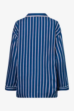 Livera STRIPES Top lange mouw - Egret/Opale