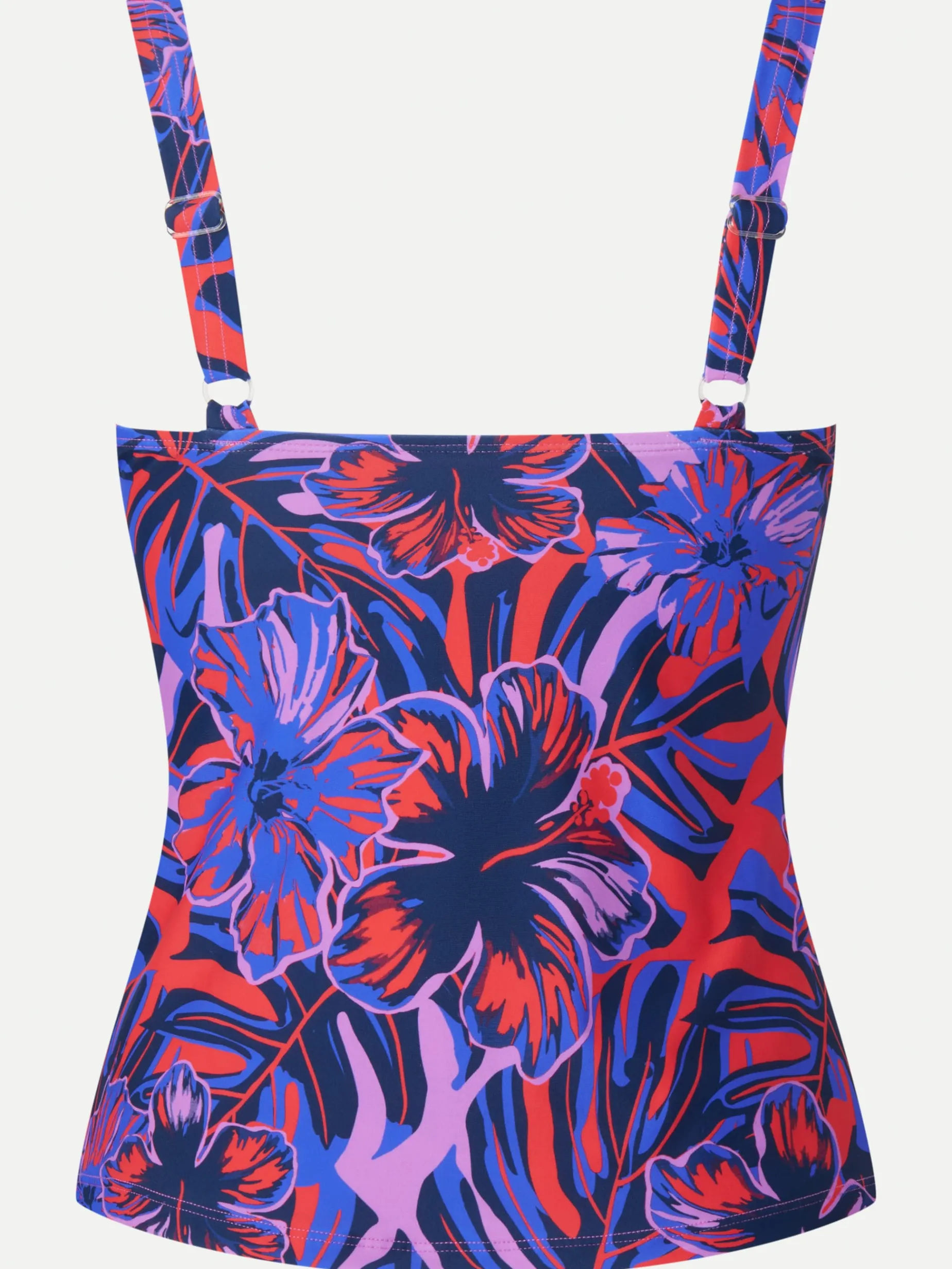 Livera St Tropez Bodine Tankini - Orange hibiscus
